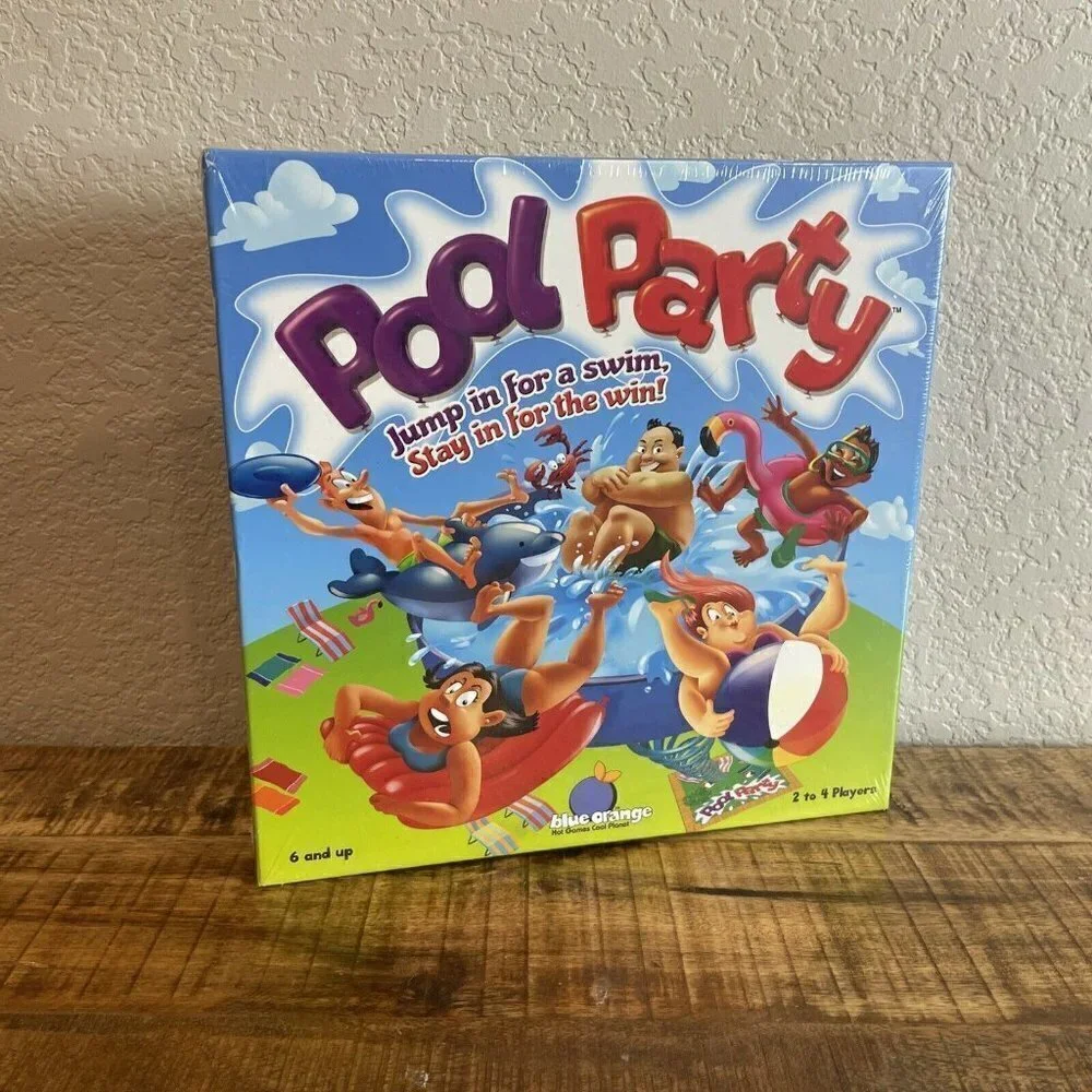Blue Orange Games Pool Party Family Action Game Ages 6+ Board Game Family